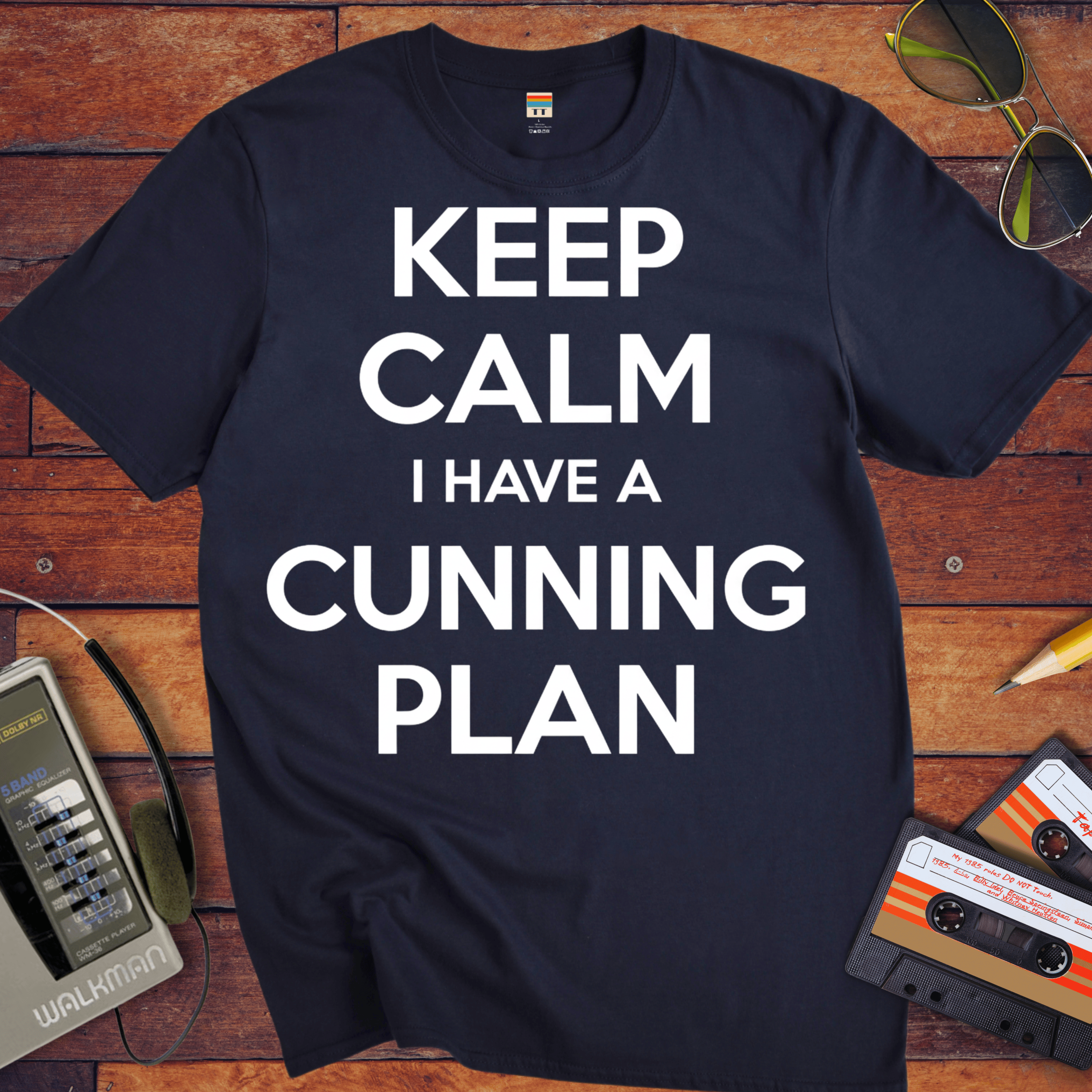 'Keep Calm, I Have A Cunning Plan' Funny T-Shirt