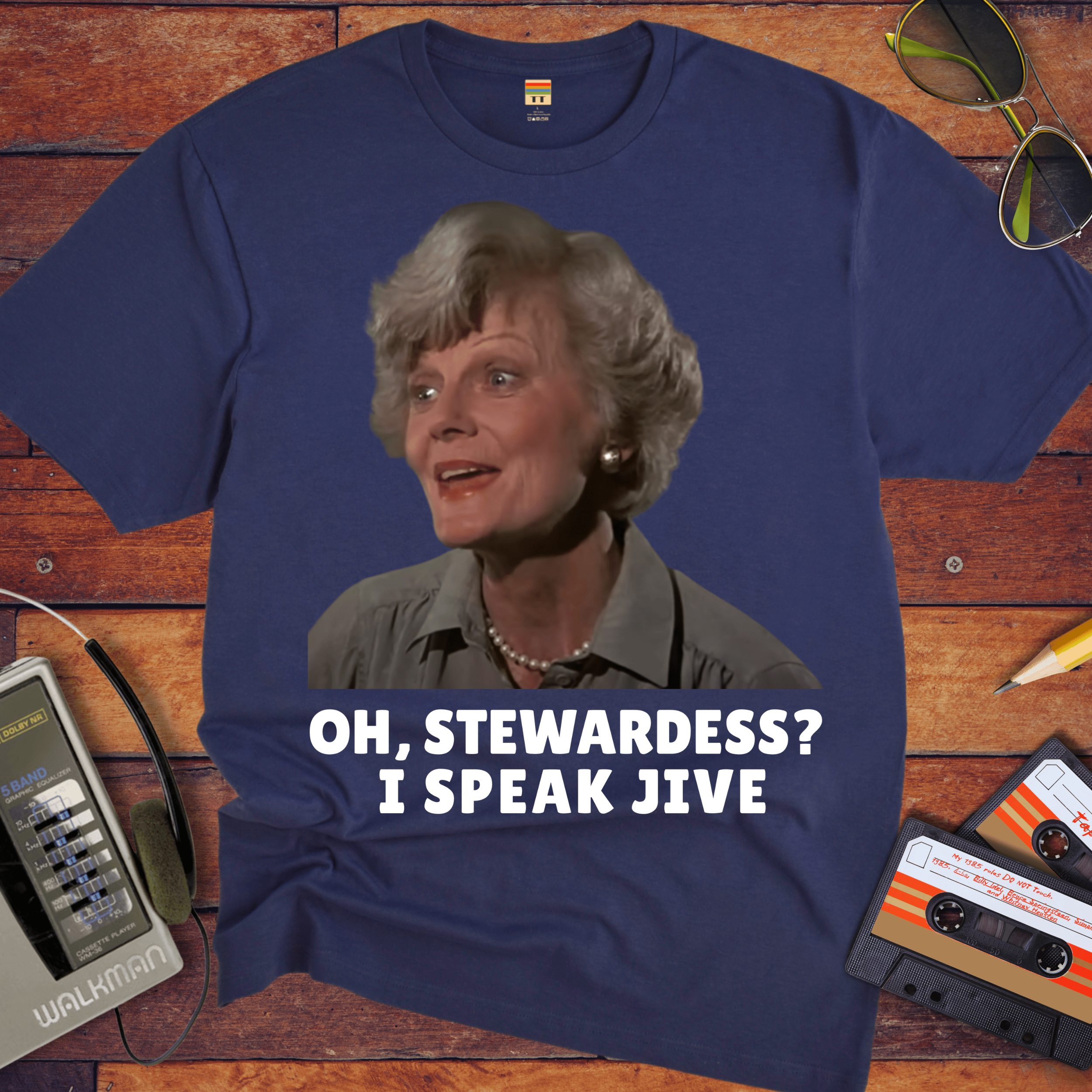 'OH, STEWARDESS? I SPEAK JIVE' T-Shirt