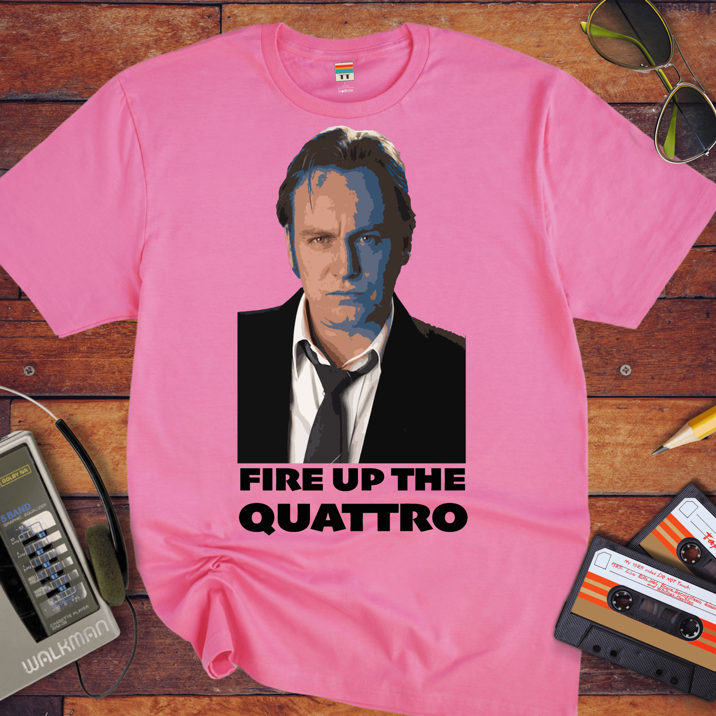 'FIRE UP THE QUATTRO' T-Shirt