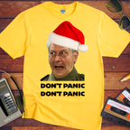 'Don't Panic Xmas' Funny T-Shirt