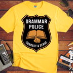 'GRAMMAR POLICE' Funny T-Shirt