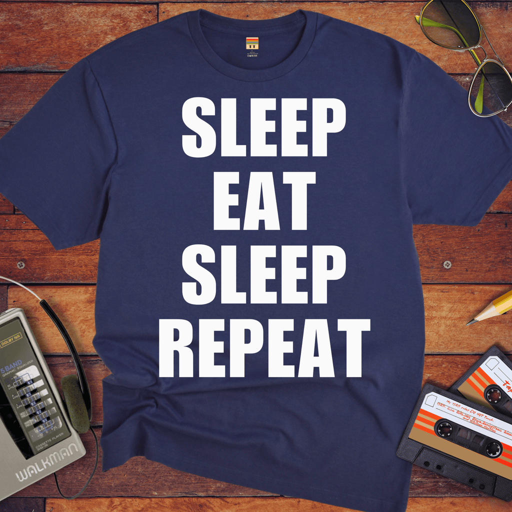 'Eat Sleep Eat Sleep Repeat' T-Shirt