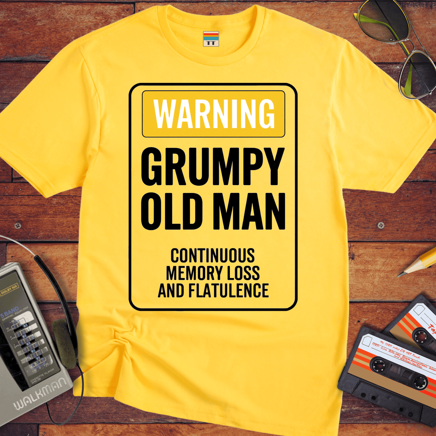 'Grumpy Old Man Continues Memory Loss' Funny T-Shirt