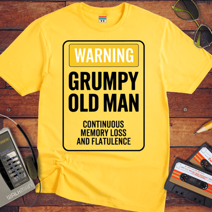 'Grumpy Old Man Continues Memory Loss' Funny T-Shirt