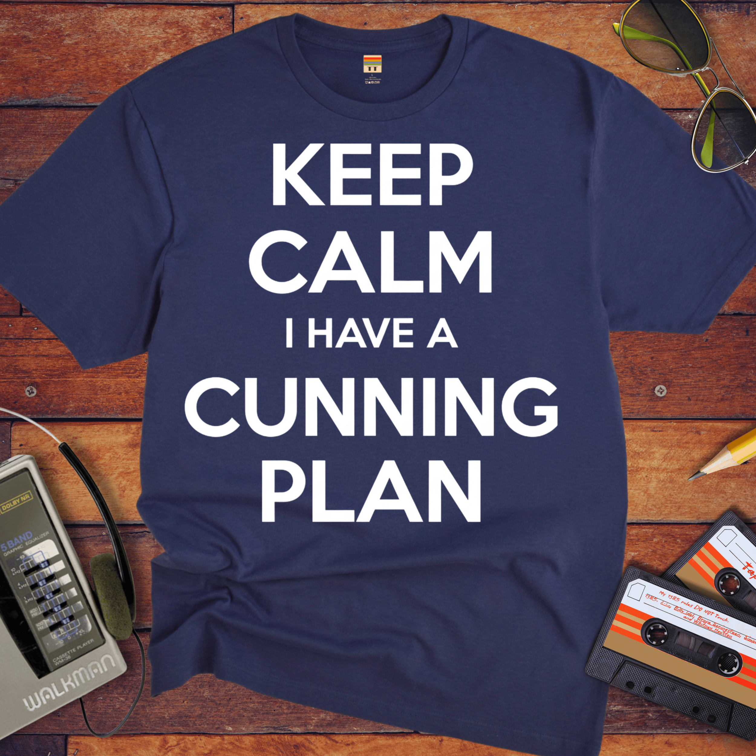 'Keep Calm, I Have A Cunning Plan' Funny T-Shirt
