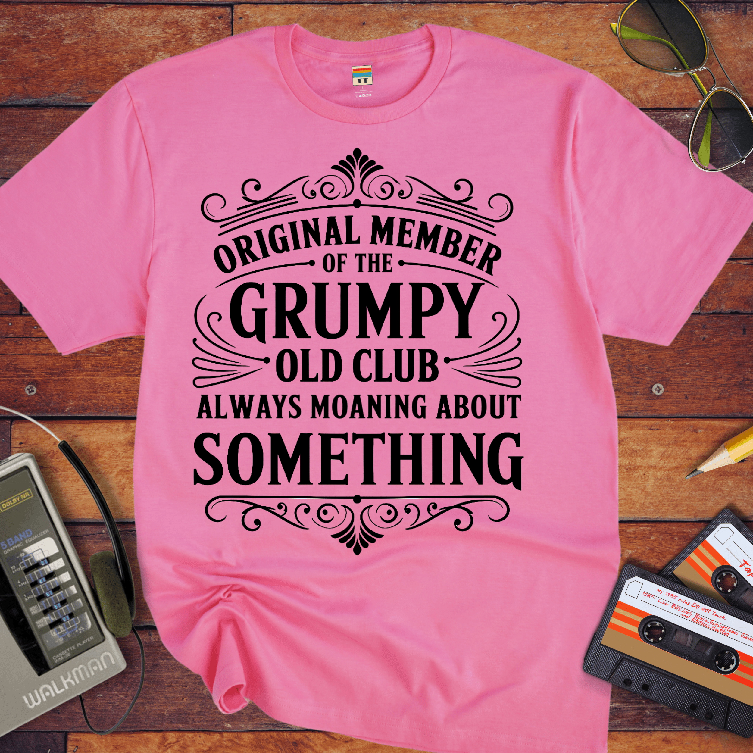'Original Member Grumpy Old Club.  ' Funny T-Shirt
