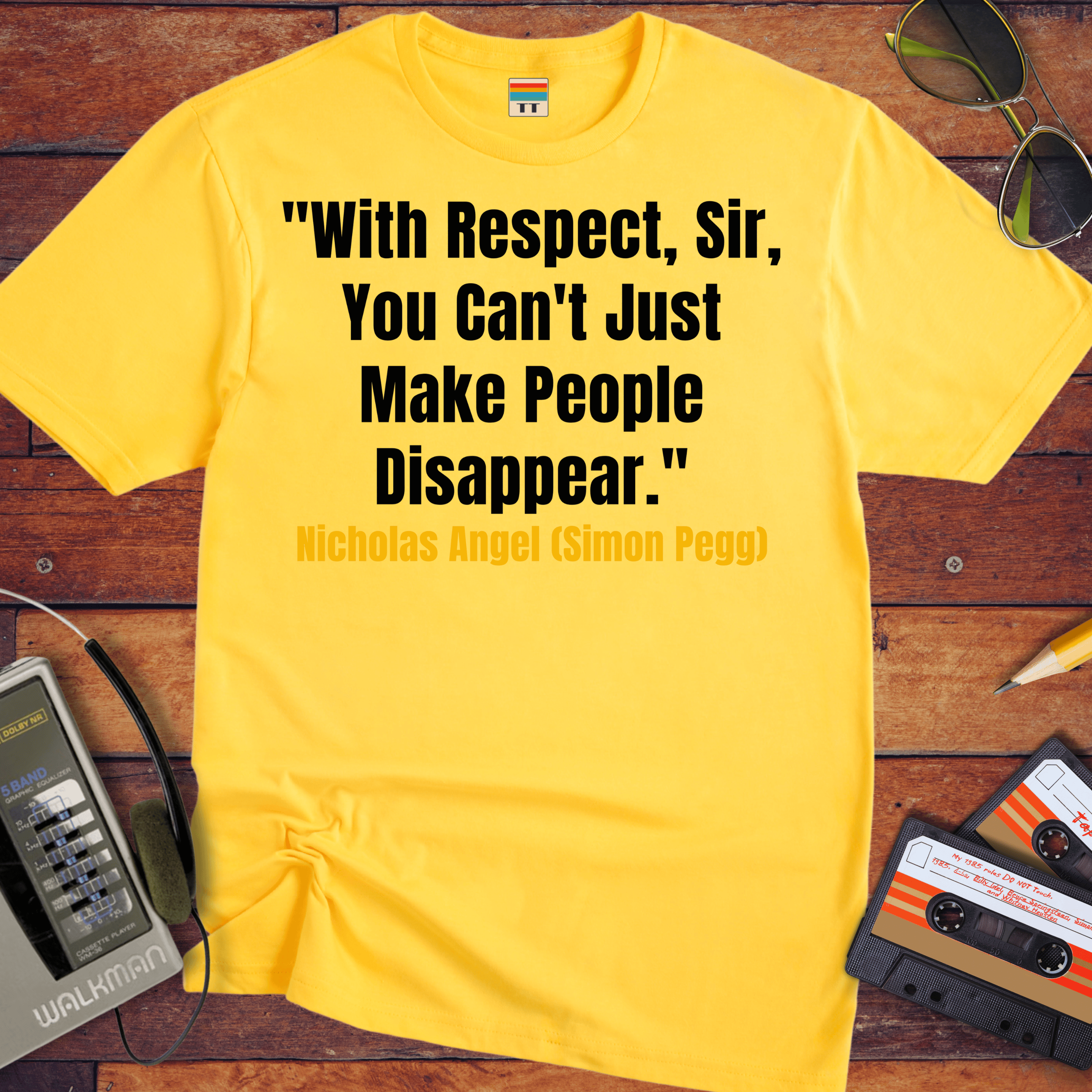 'With Respect, Sir' T-Shirt