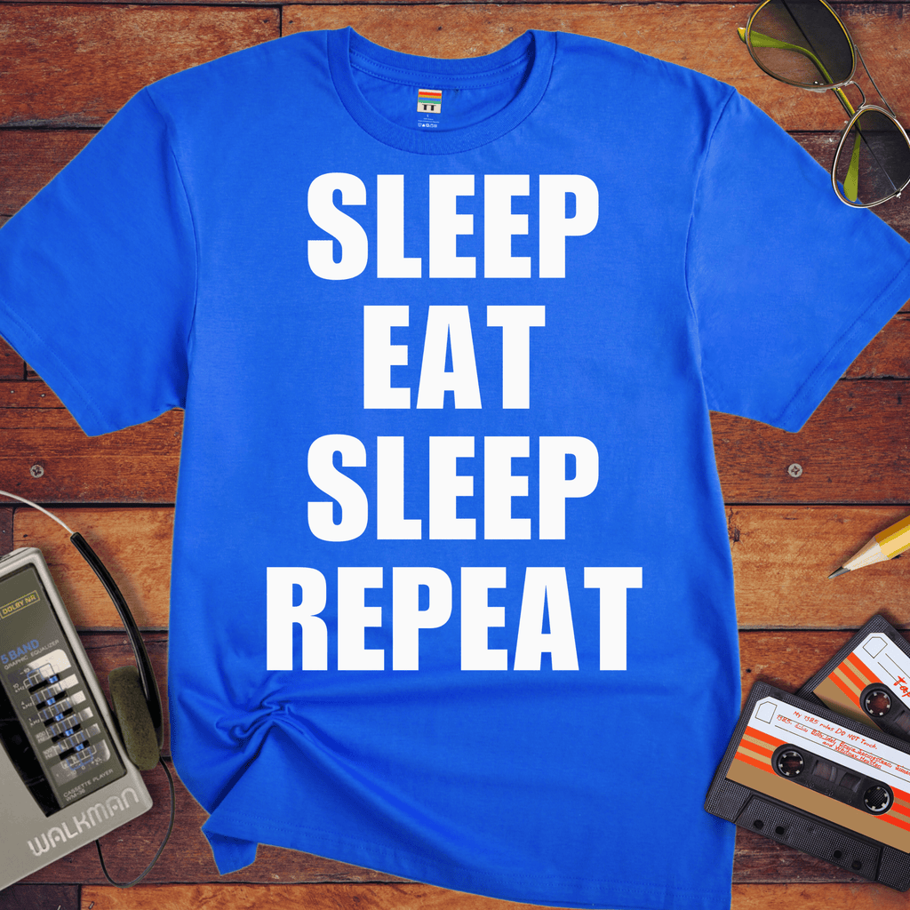 'Eat Sleep Eat Sleep Repeat' T-Shirt