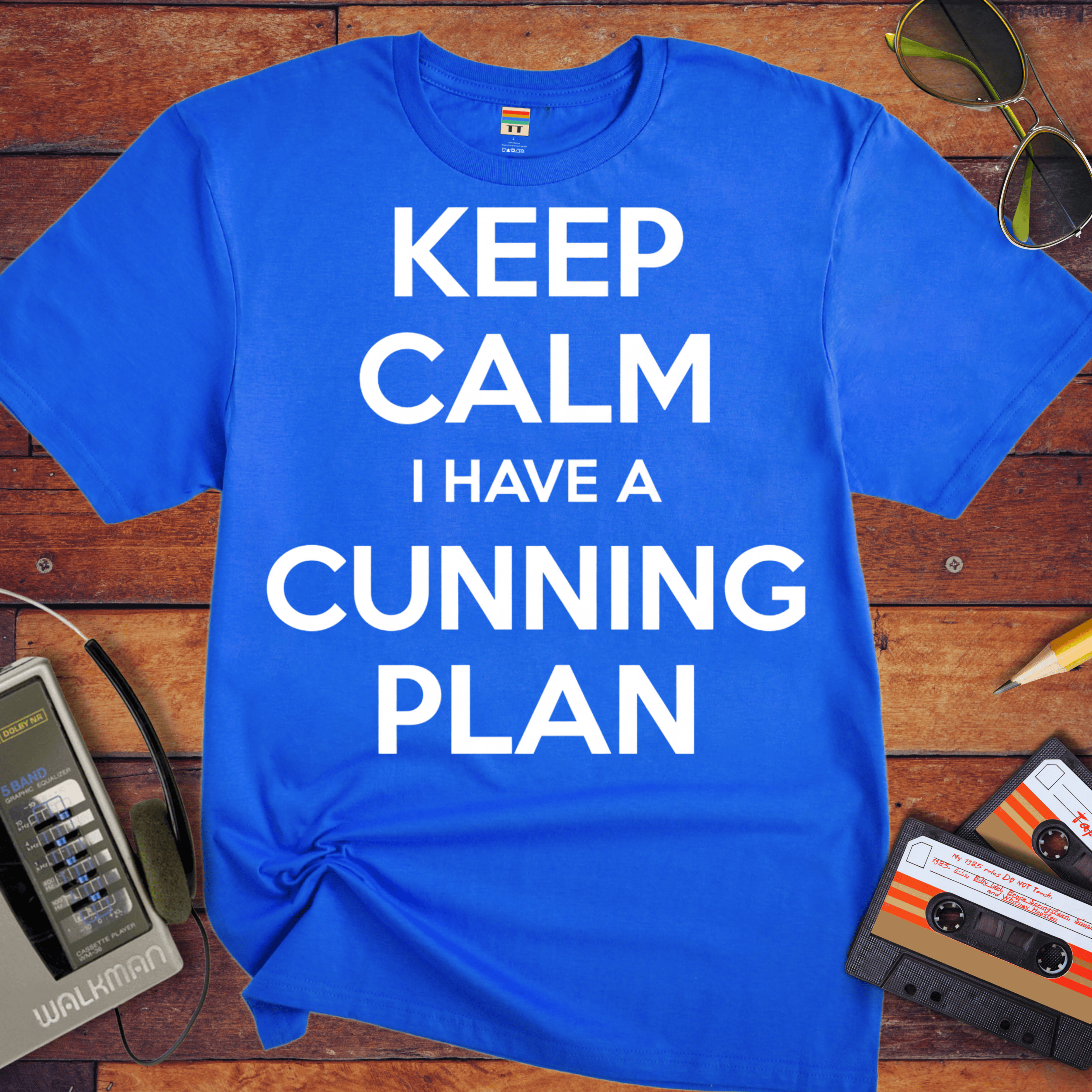 'Keep Calm, I Have A Cunning Plan' Funny T-Shirt