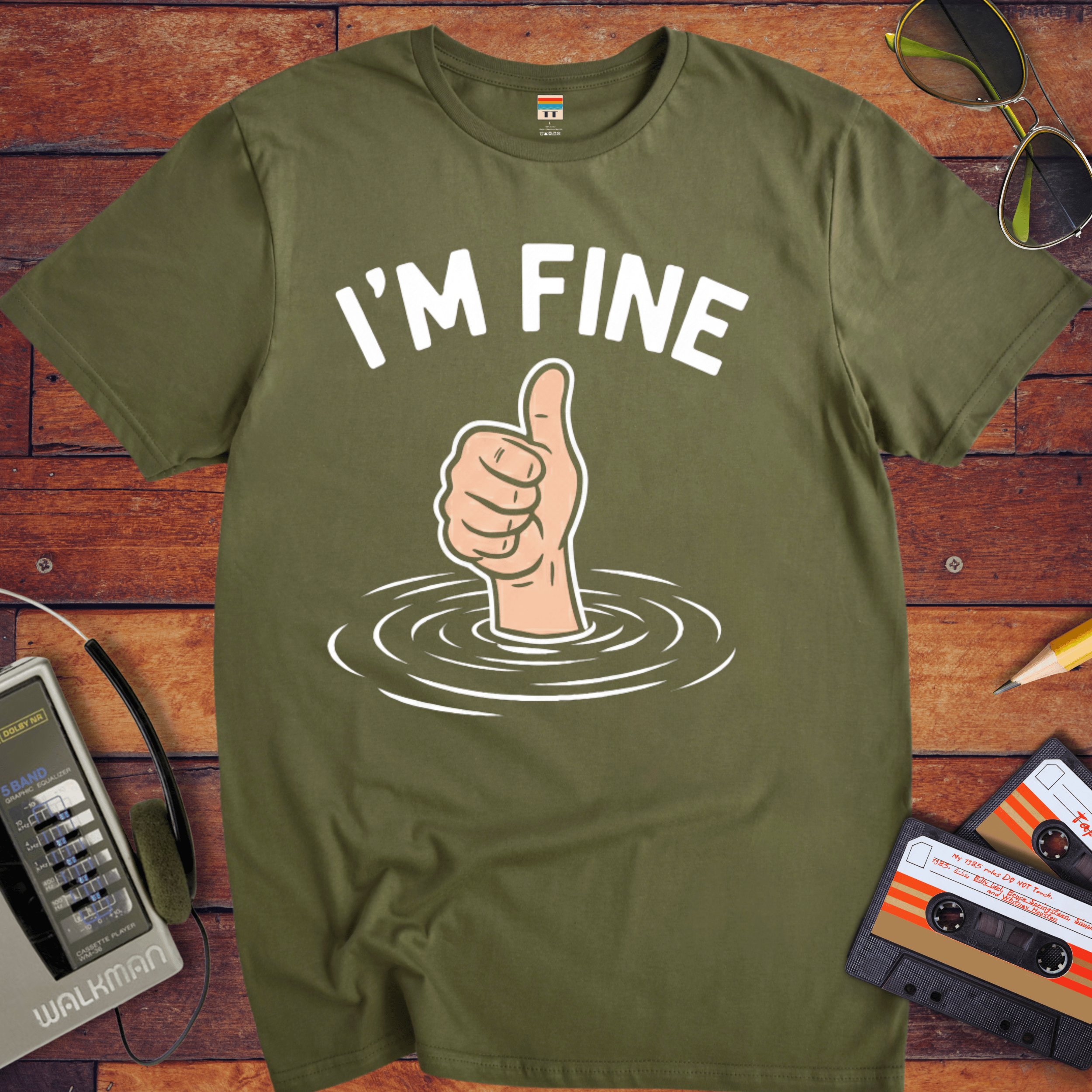 'I'M Fine ' Funny T-Shirt