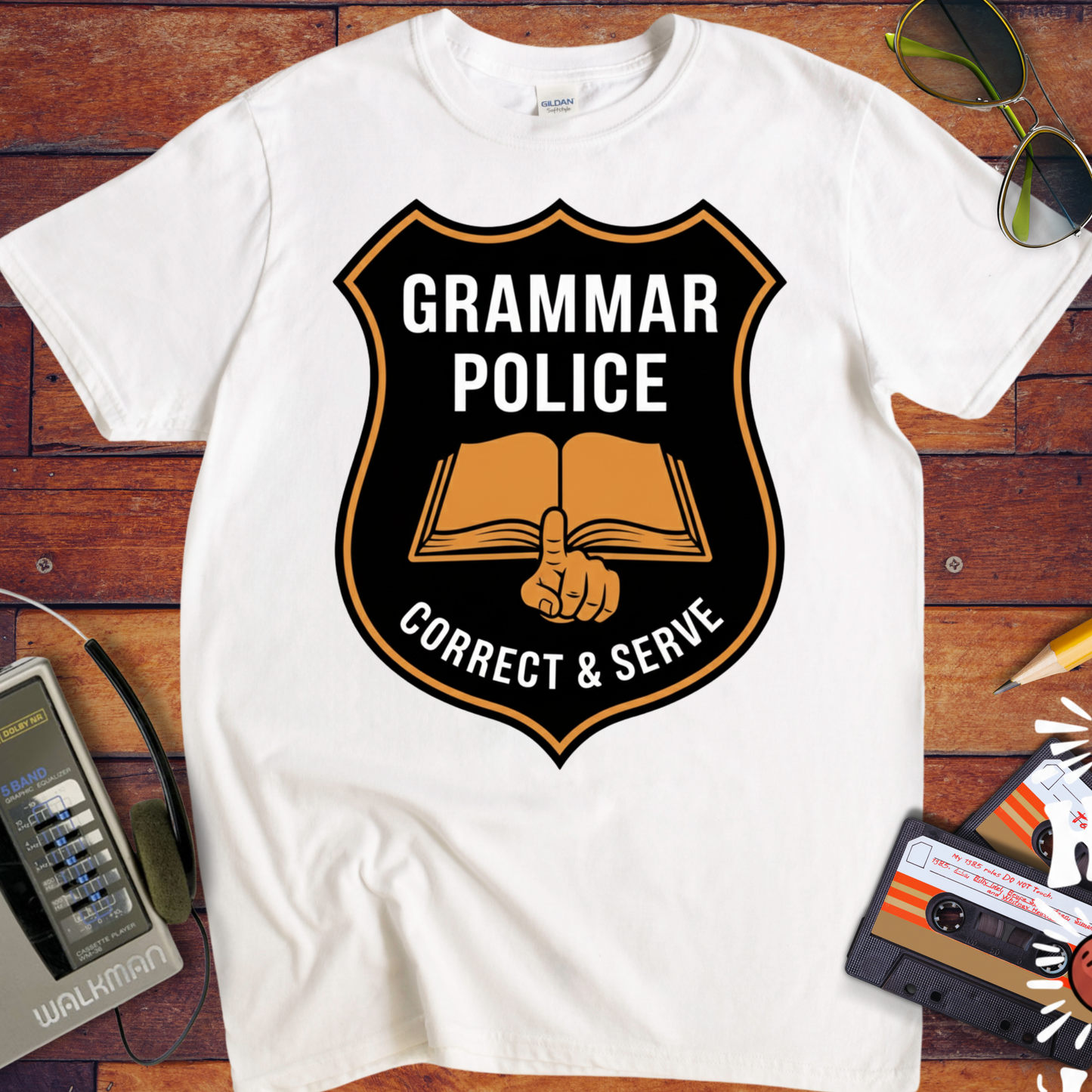 'GRAMMAR POLICE'' T-Shirt