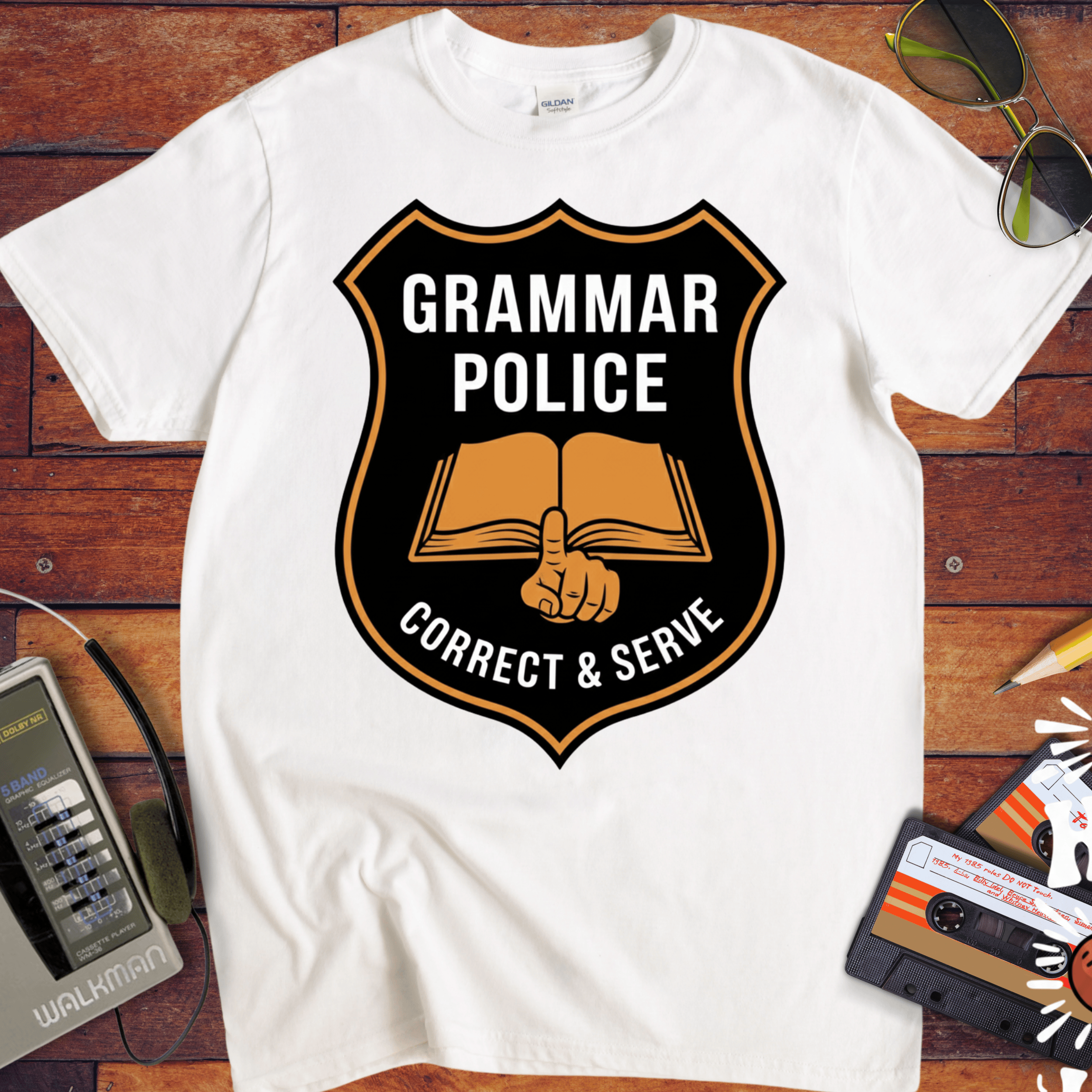'GRAMMAR POLICE' Funny T-Shirt