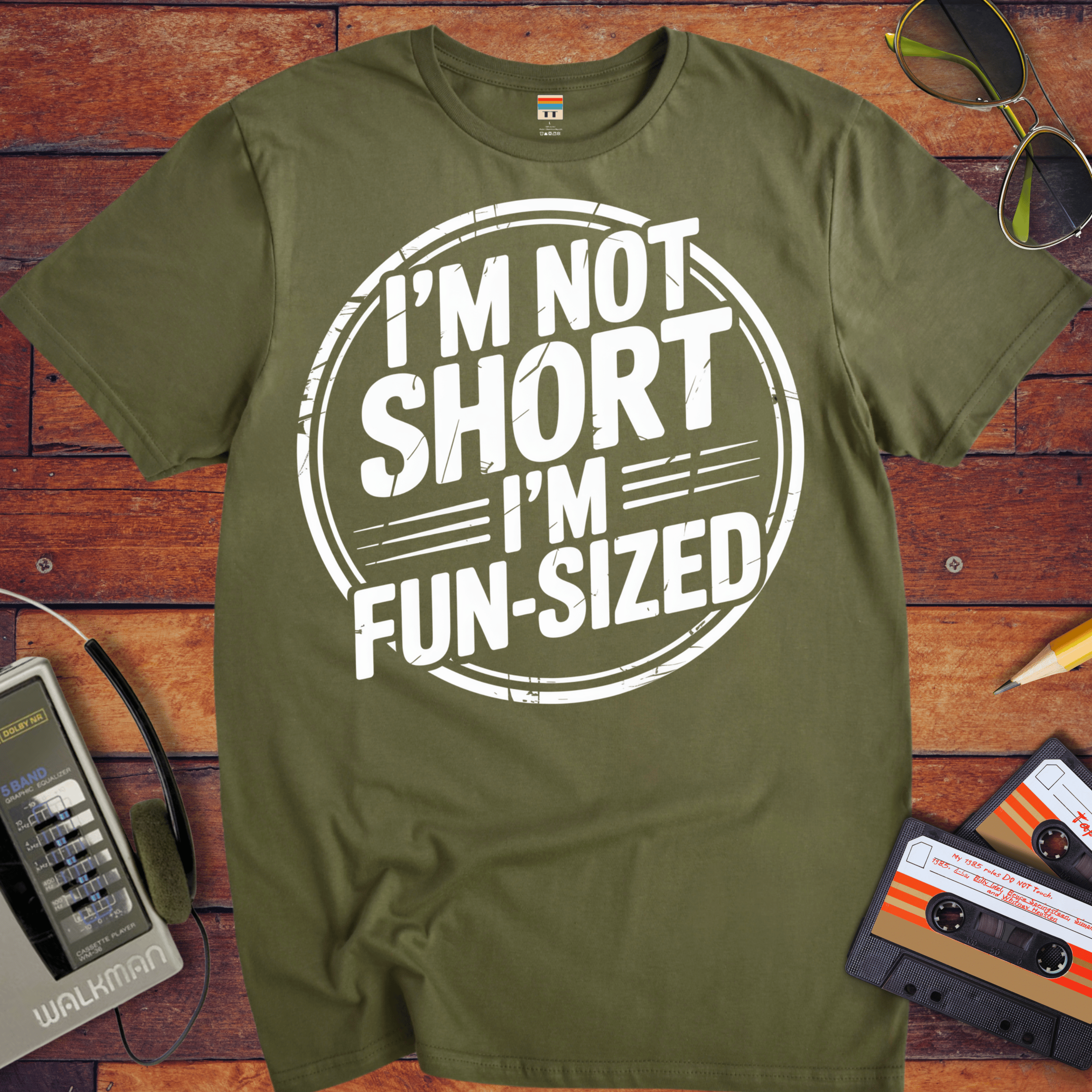 'I'M NOT SHORT I'M FUN-SIZED' Funny T-Shirt