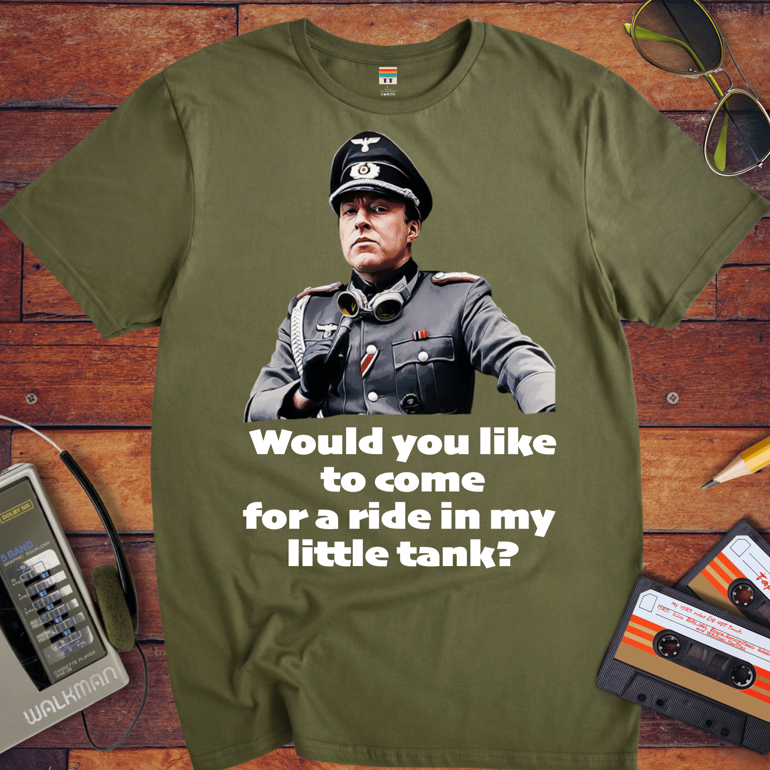 'Would you like to come for a ride' Funny T-Shirt