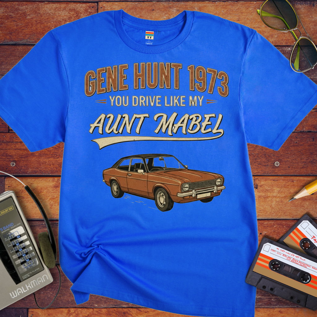 'Gene Hunt 1973' Life on Mars T-Shirt — Design 2