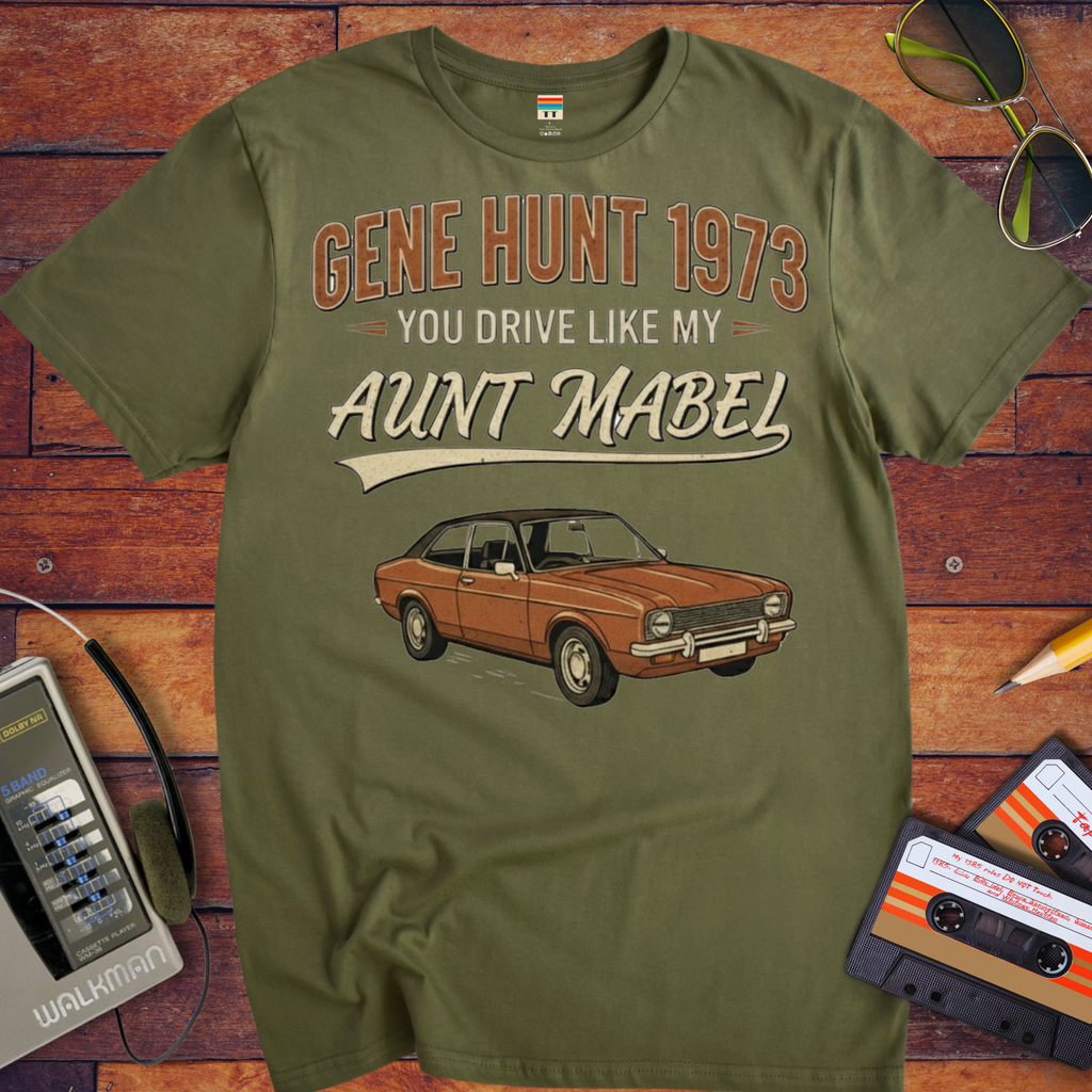 'Gene Hunt 1973' Life on Mars T-Shirt — Design 2