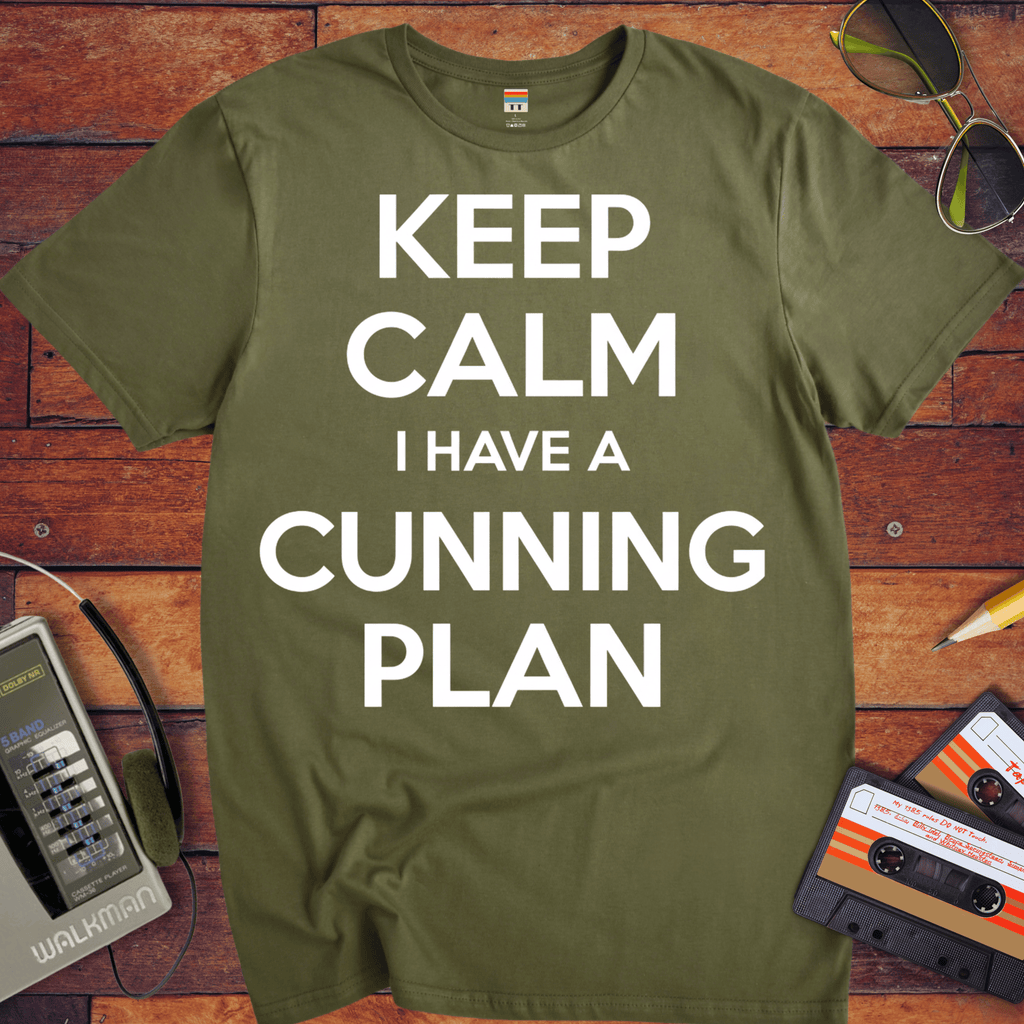 'Keep Calm, I Have A Cunning Plan' Funny T-Shirt