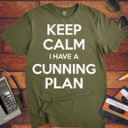 'Keep Calm, I Have A Cunning Plan' Funny T-Shirt
