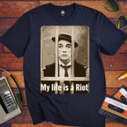 Life's a Riot T-Shirt | Buster Keaton Inspired Tee