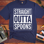 'STRAIGHT OUTTA SPOONS' Funny T-Shirt