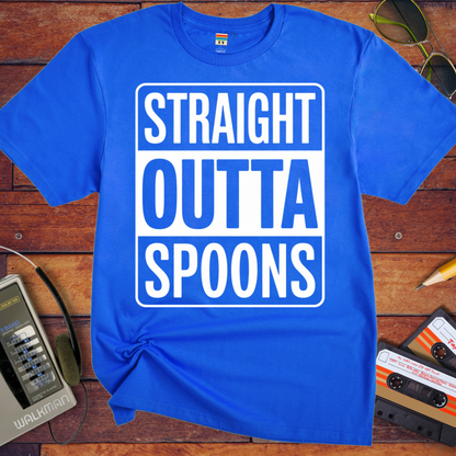 'STRAIGHT OUTTA SPOONS' Funny T-Shirt