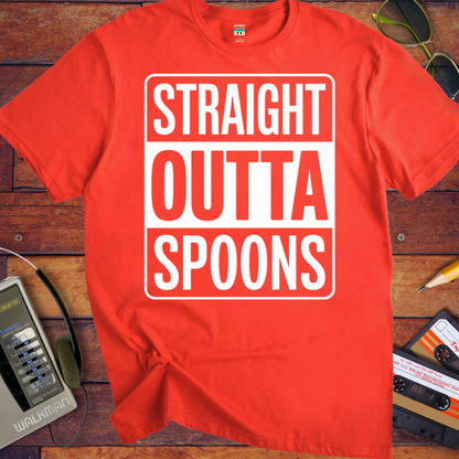 'STRAIGHT OUTTA SPOONS' Funny T-Shirt