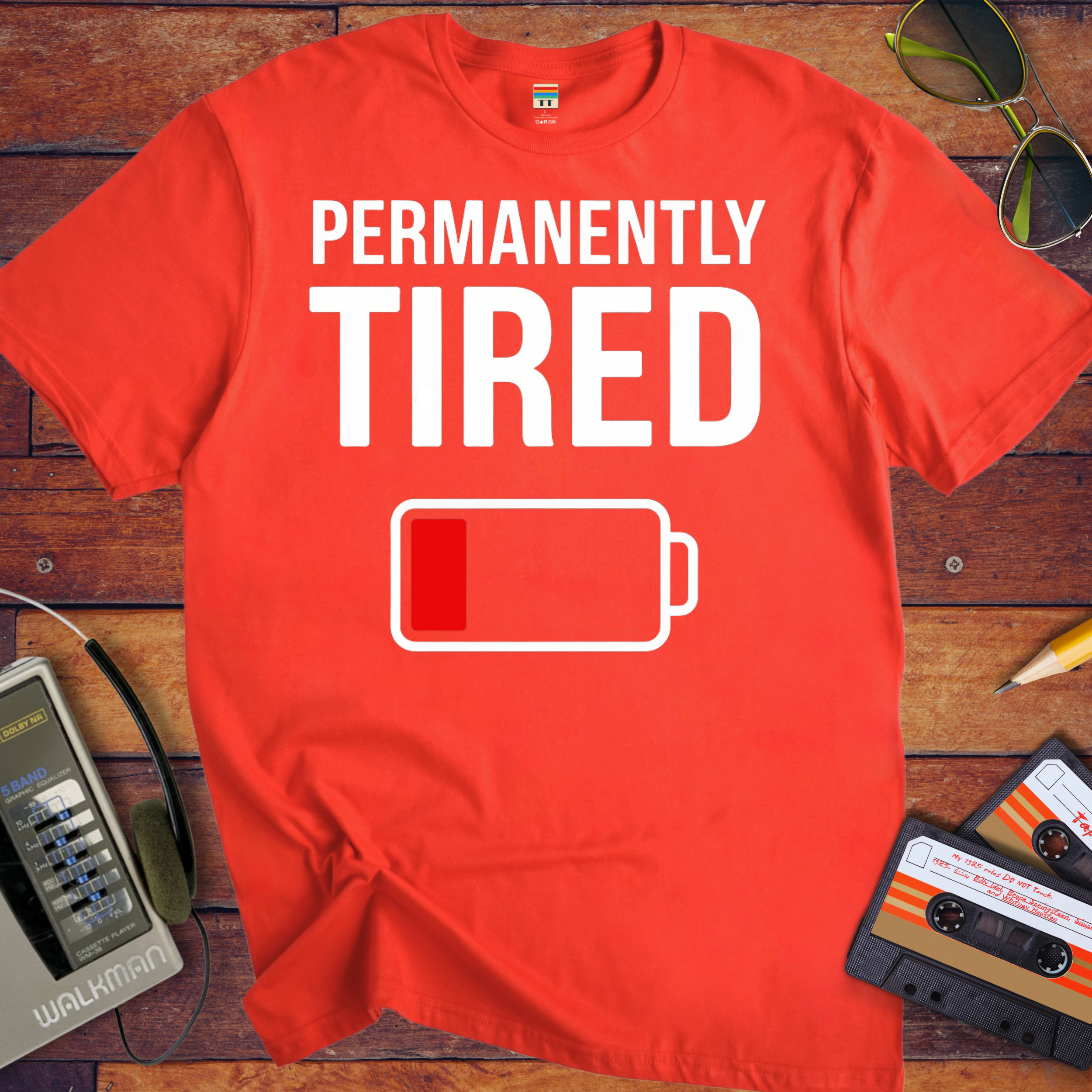 'Permanently tired' T-Shirt