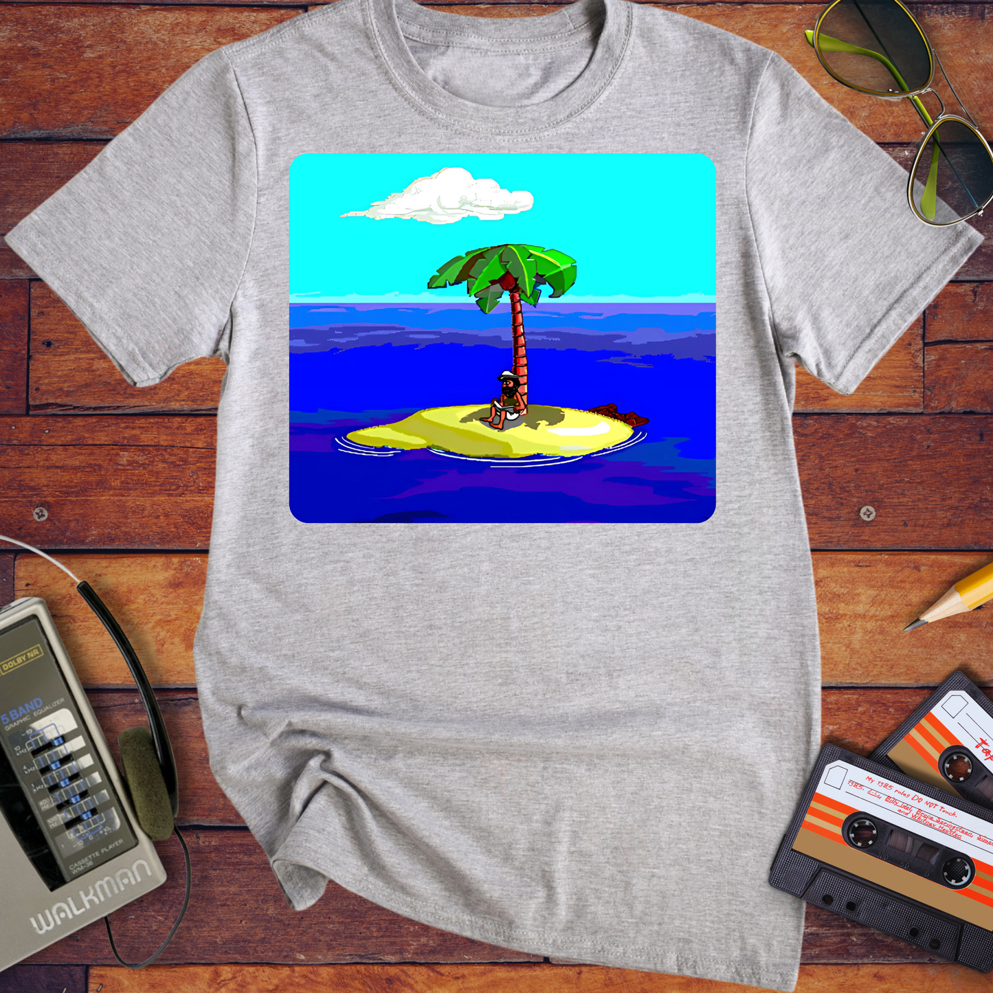 'Jonny Castaway' Funny T-Shirt