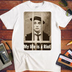 Life's a Riot T-Shirt | Buster Keaton Inspired Tee