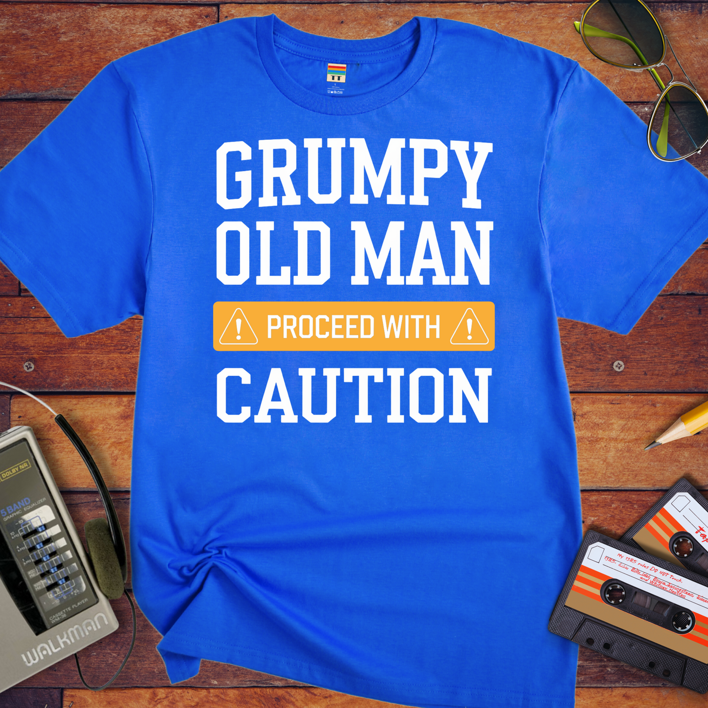 'Grumpy old Man Caution' T-Shirt