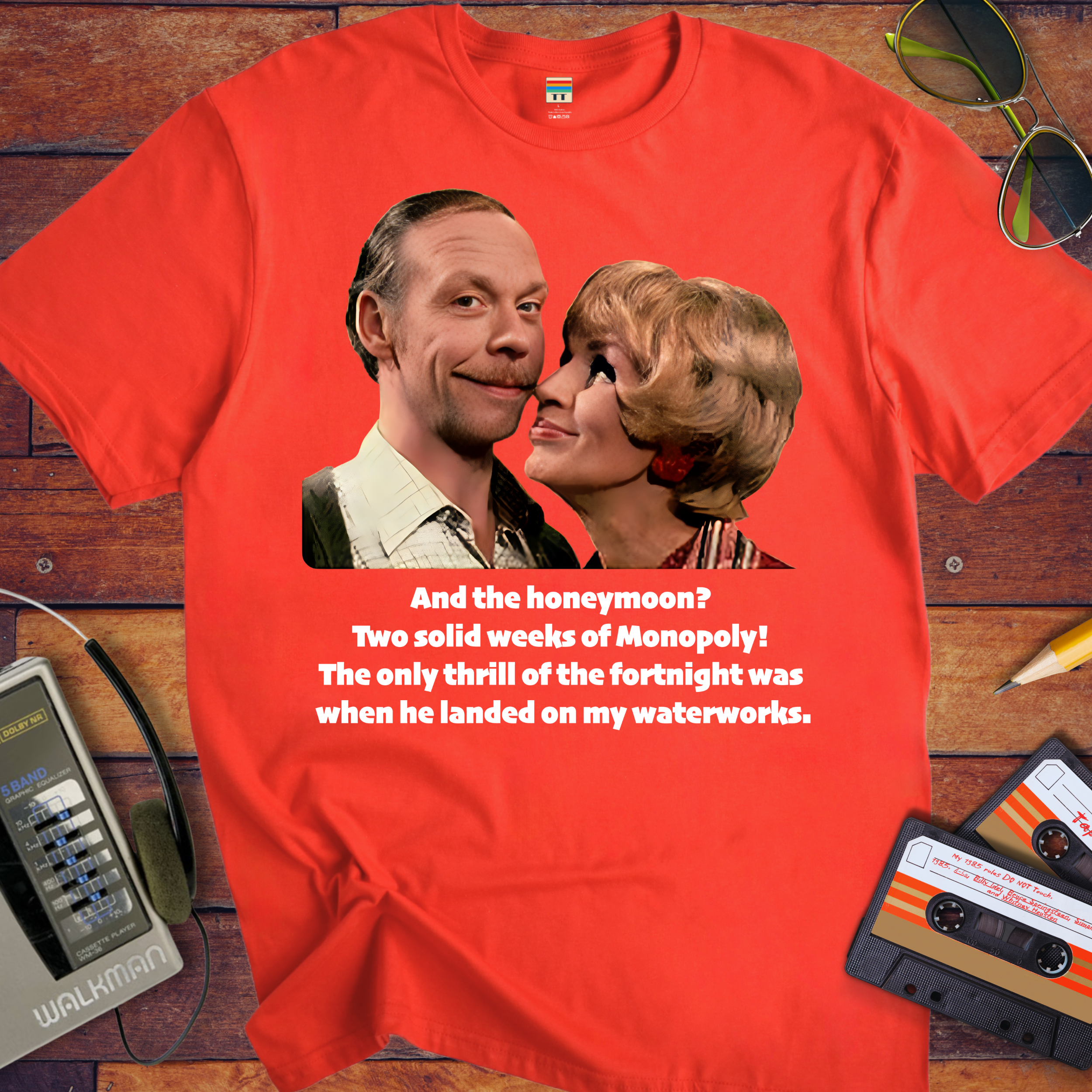 'And the honeymoon? ' Funny T-Shirt