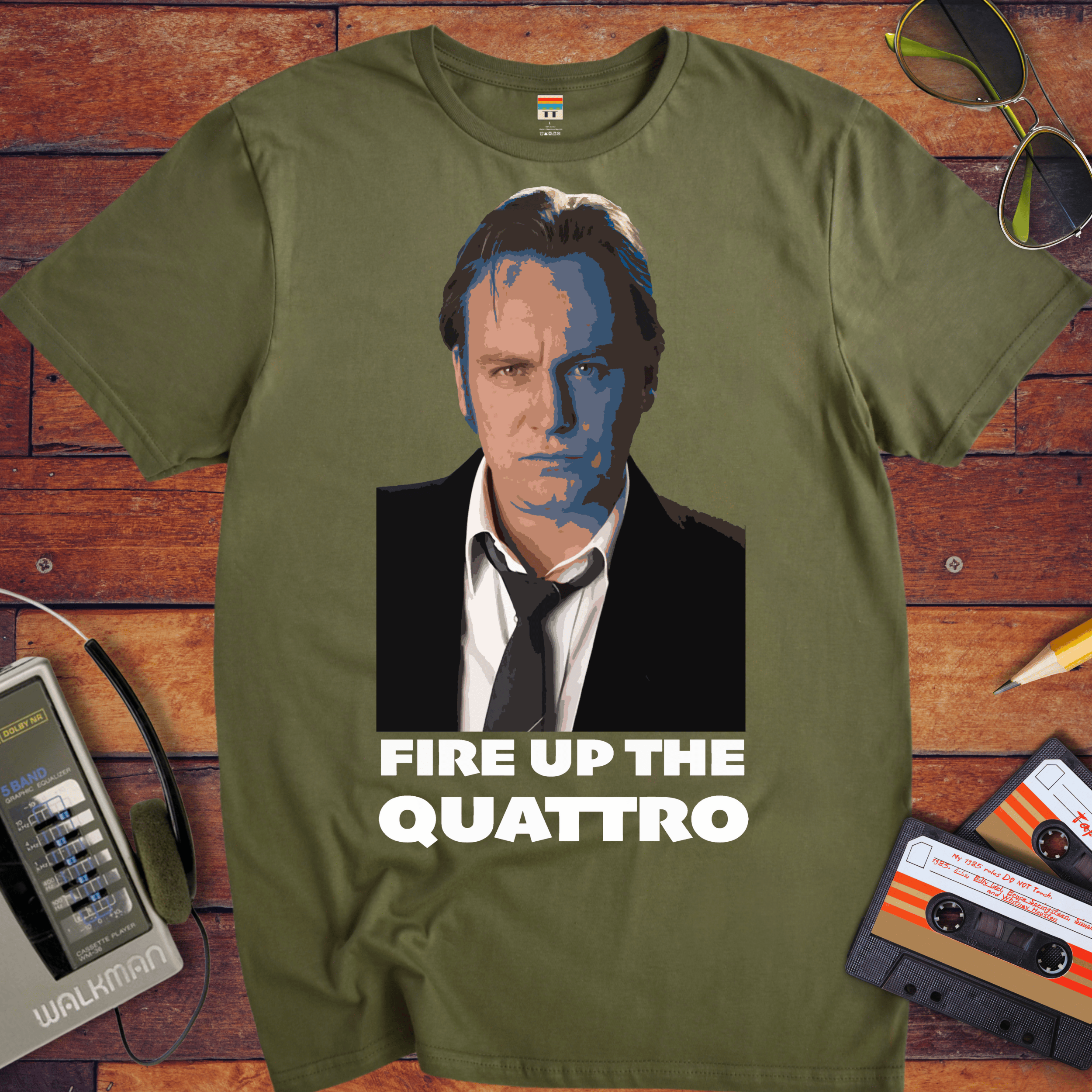 'FIRE UP THE QUATTRO' T-Shirt