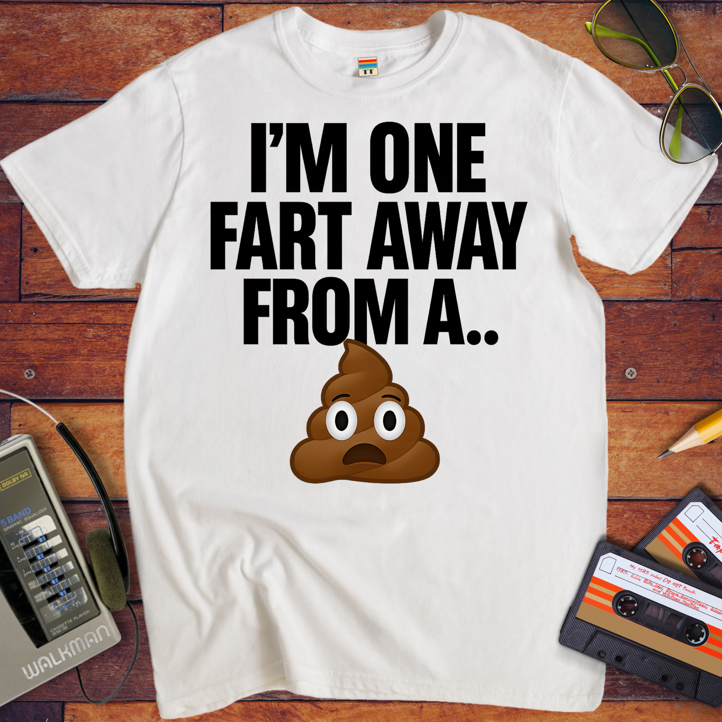 'I'm only one fart' Funny T-Shirt