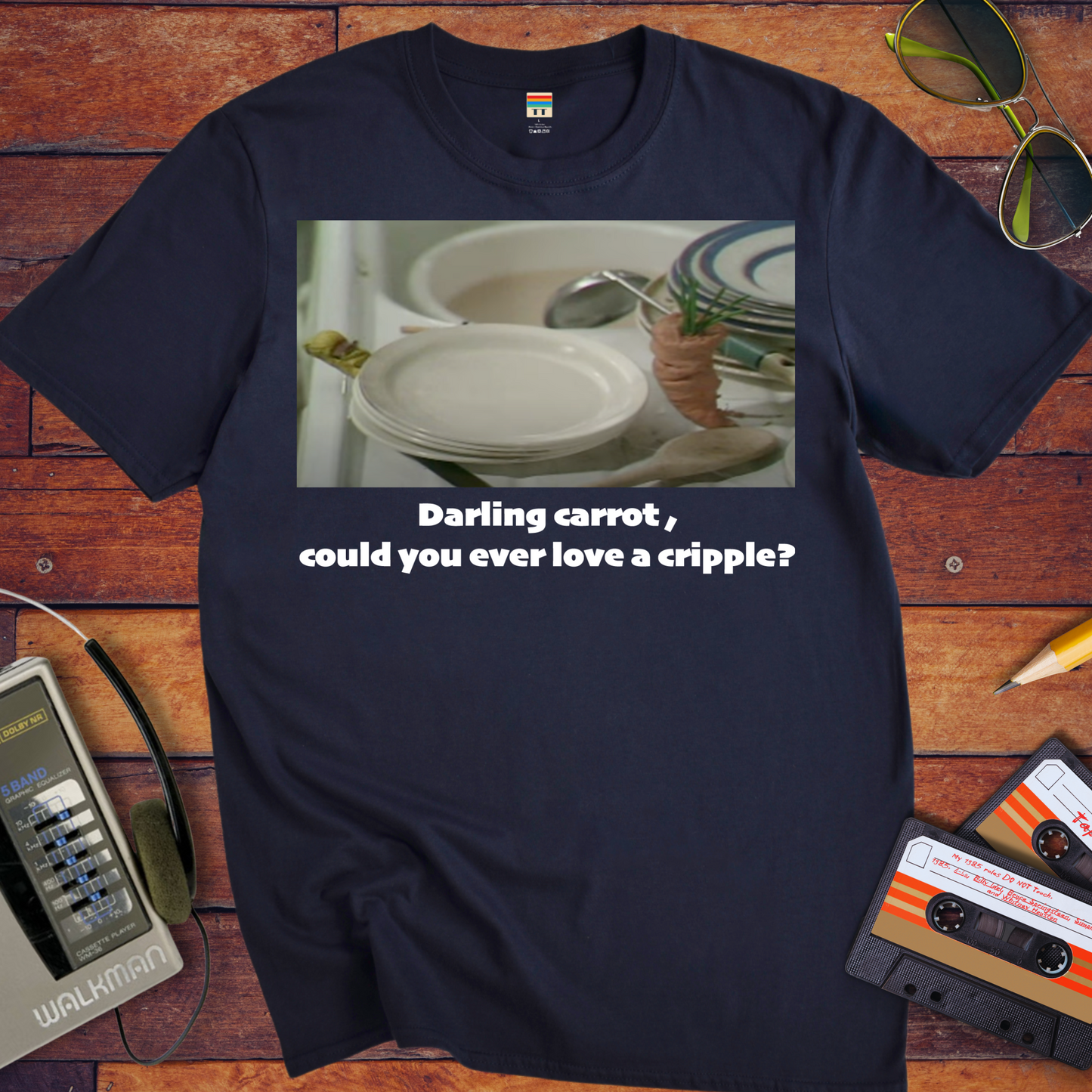 'Darling carrot, could you ever love a cripple?' T-Shirt