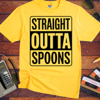 'STRAIGHT OUTTA SPOONS' Funny T-Shirt