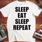 'Eat Sleep Eat Sleep Repeat' T-Shirt