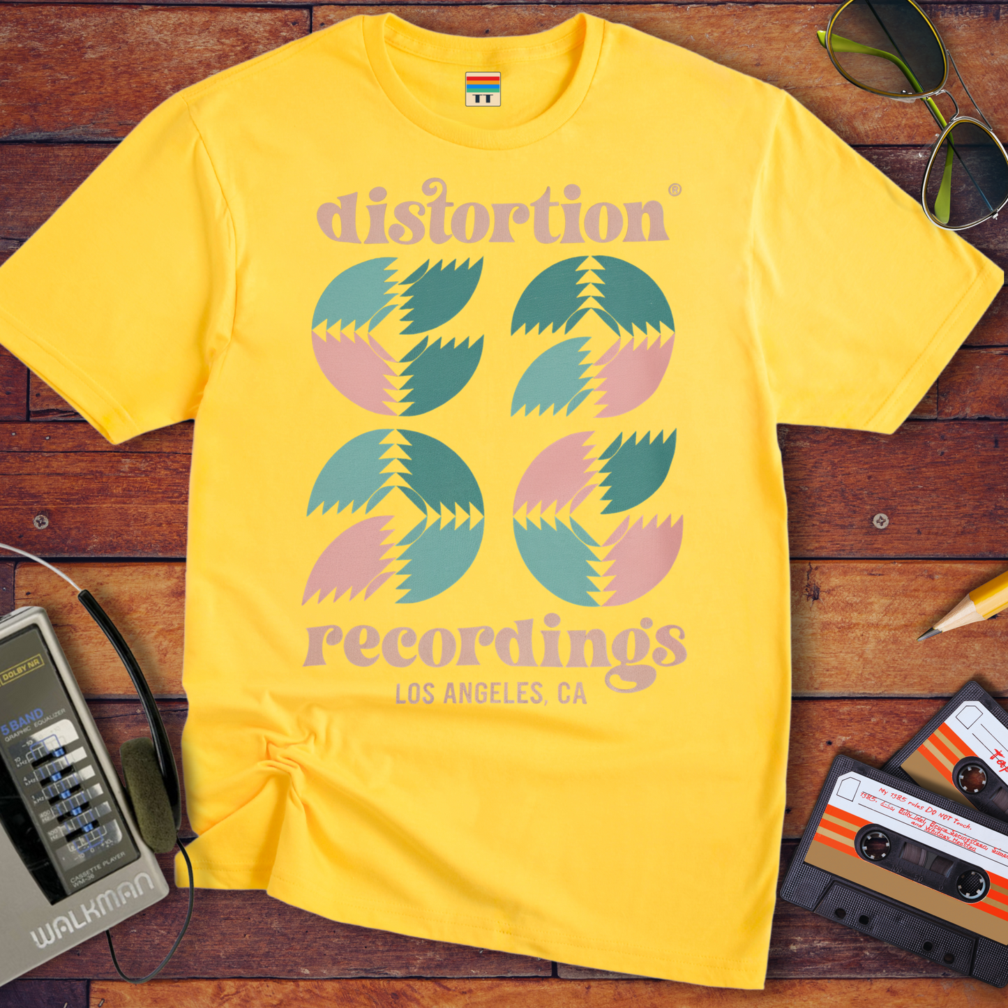 'Distortion recordings' T-Shirt