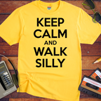 'Keep calm and walk silly' Funny T-Shirt