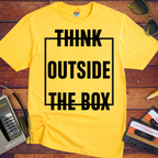 'Think Outside The Box' Funny T-Shirt