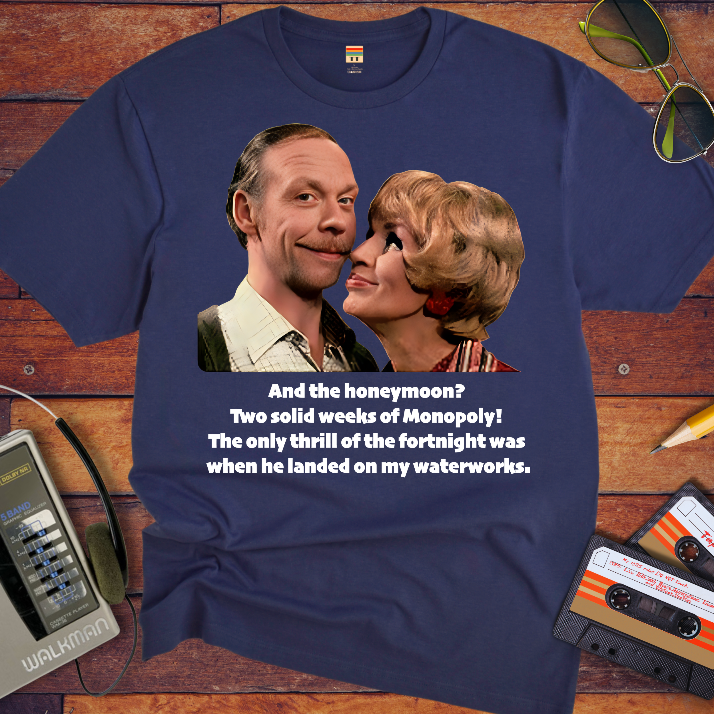 'And the honeymoon? ' Funny T-Shirt