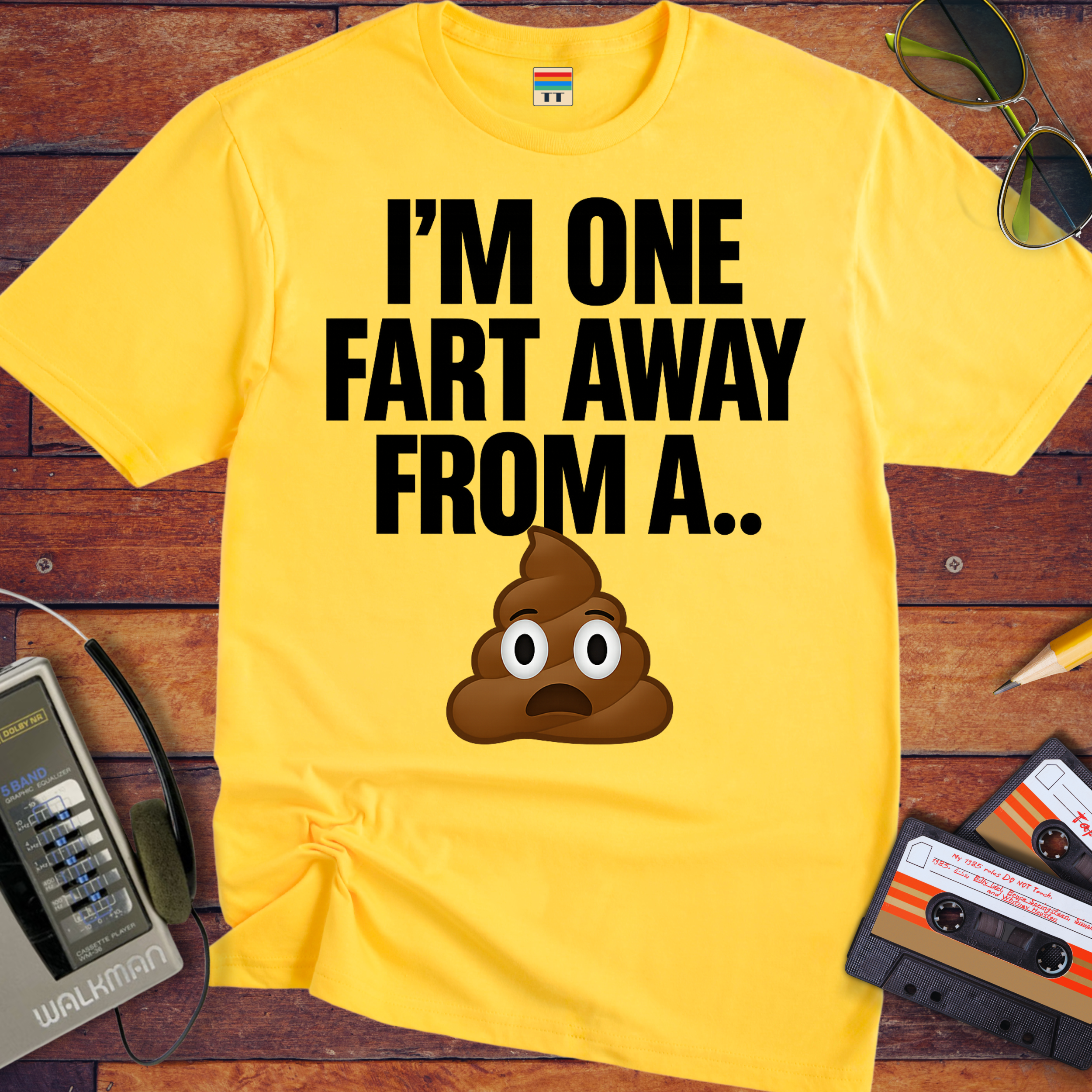 'I'm only one fart' Funny T-Shirt