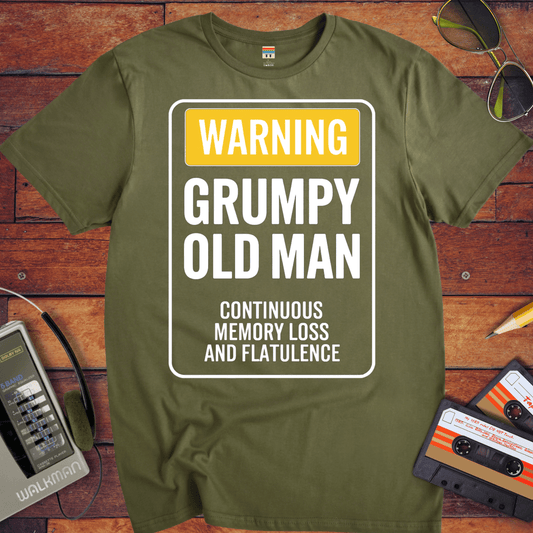 'Grumpy Old Man Continues Memory Loss' Funny T-Shirt