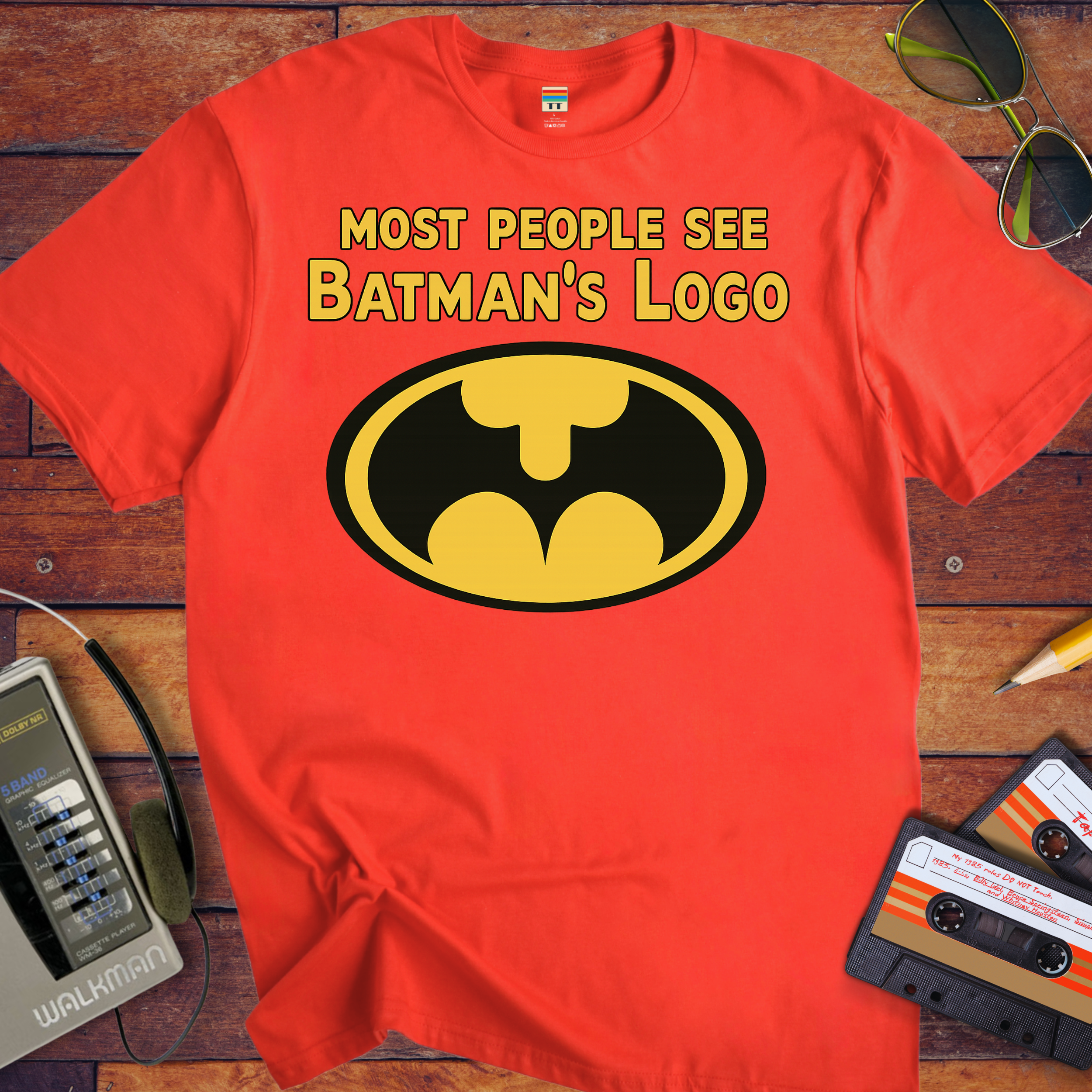 'Batman Logo 'Funny T-Shirt
