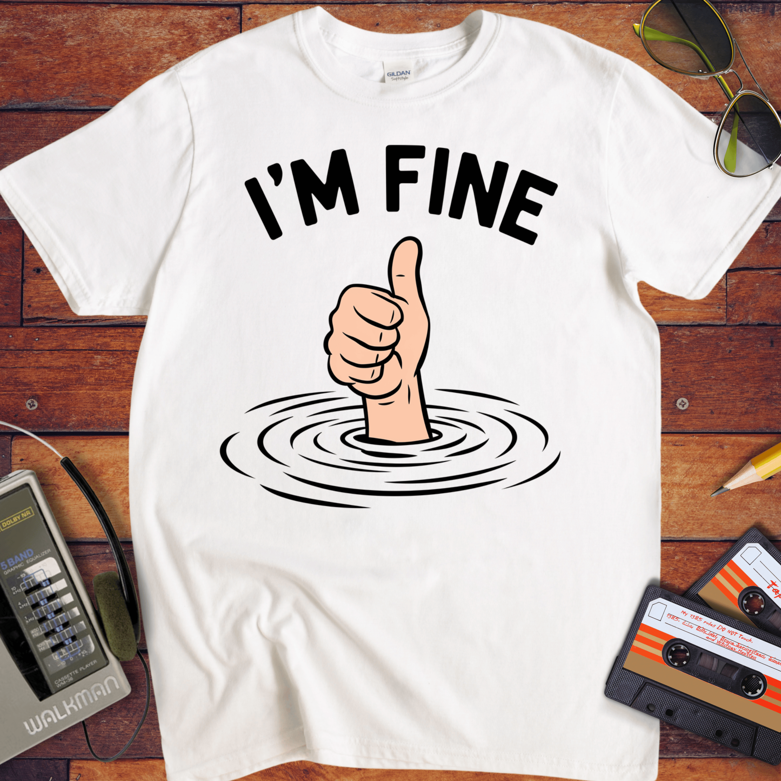 'I'M Fine ' Funny T-Shirt