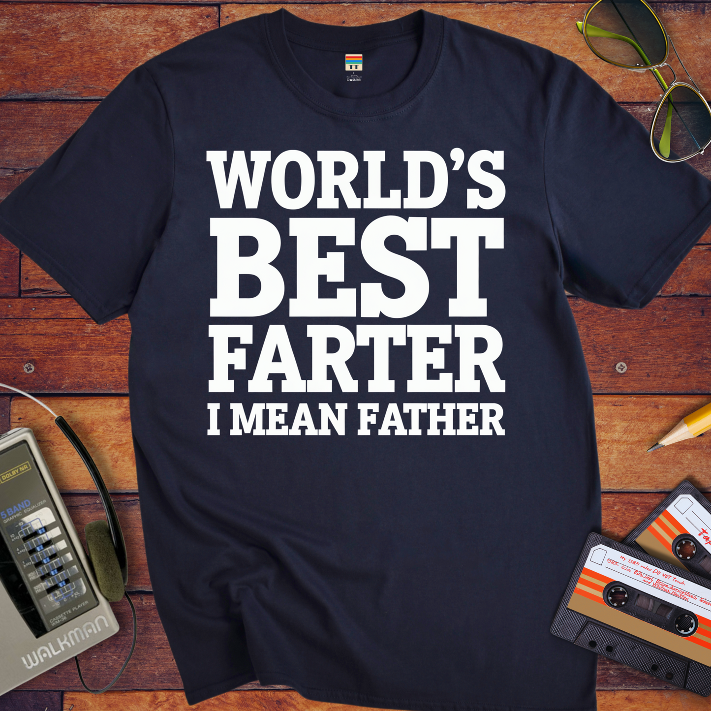 'Happy Farter's Day, I mean Father's Day' Funny T-Shirt