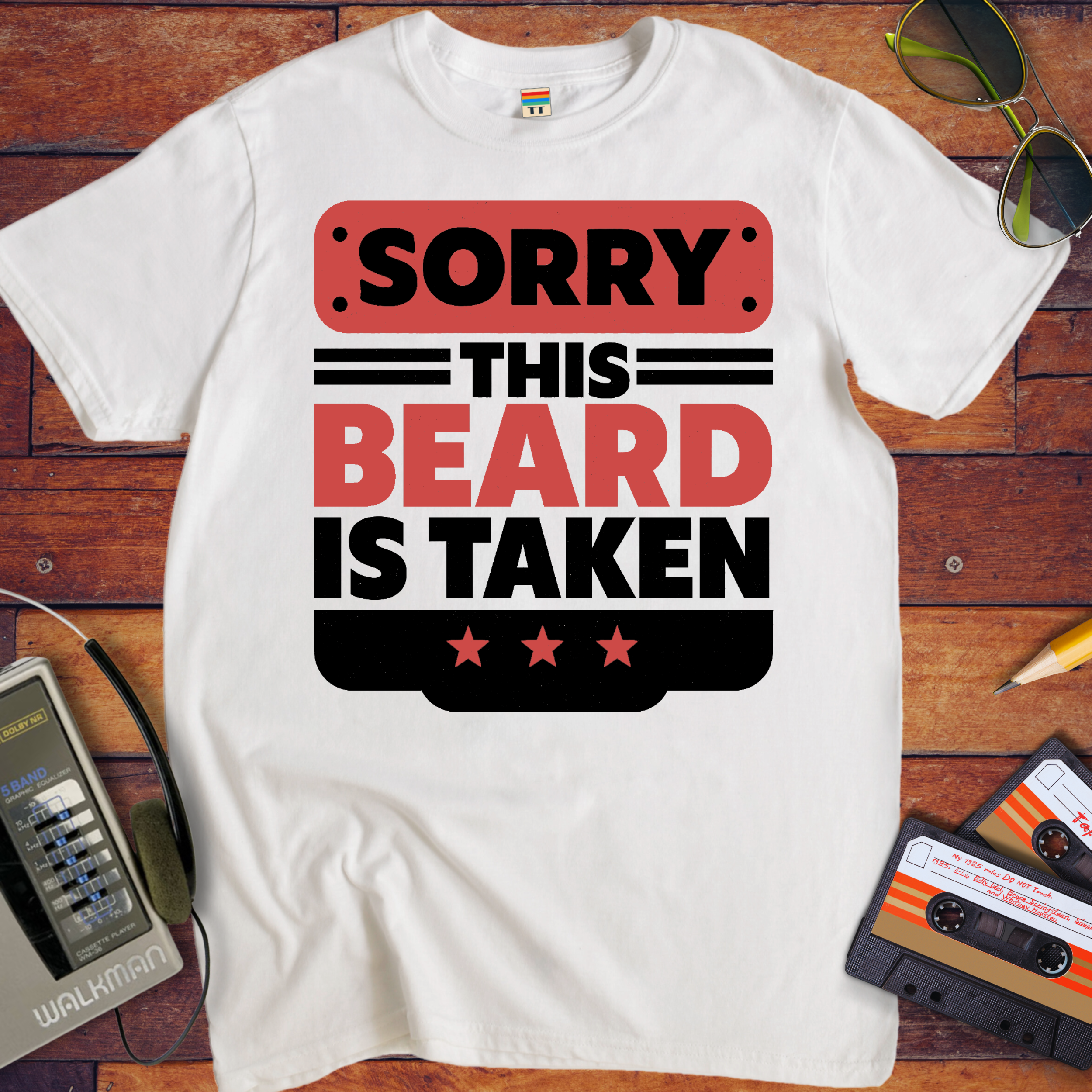 'The beard is taken' Funny T-Shirt