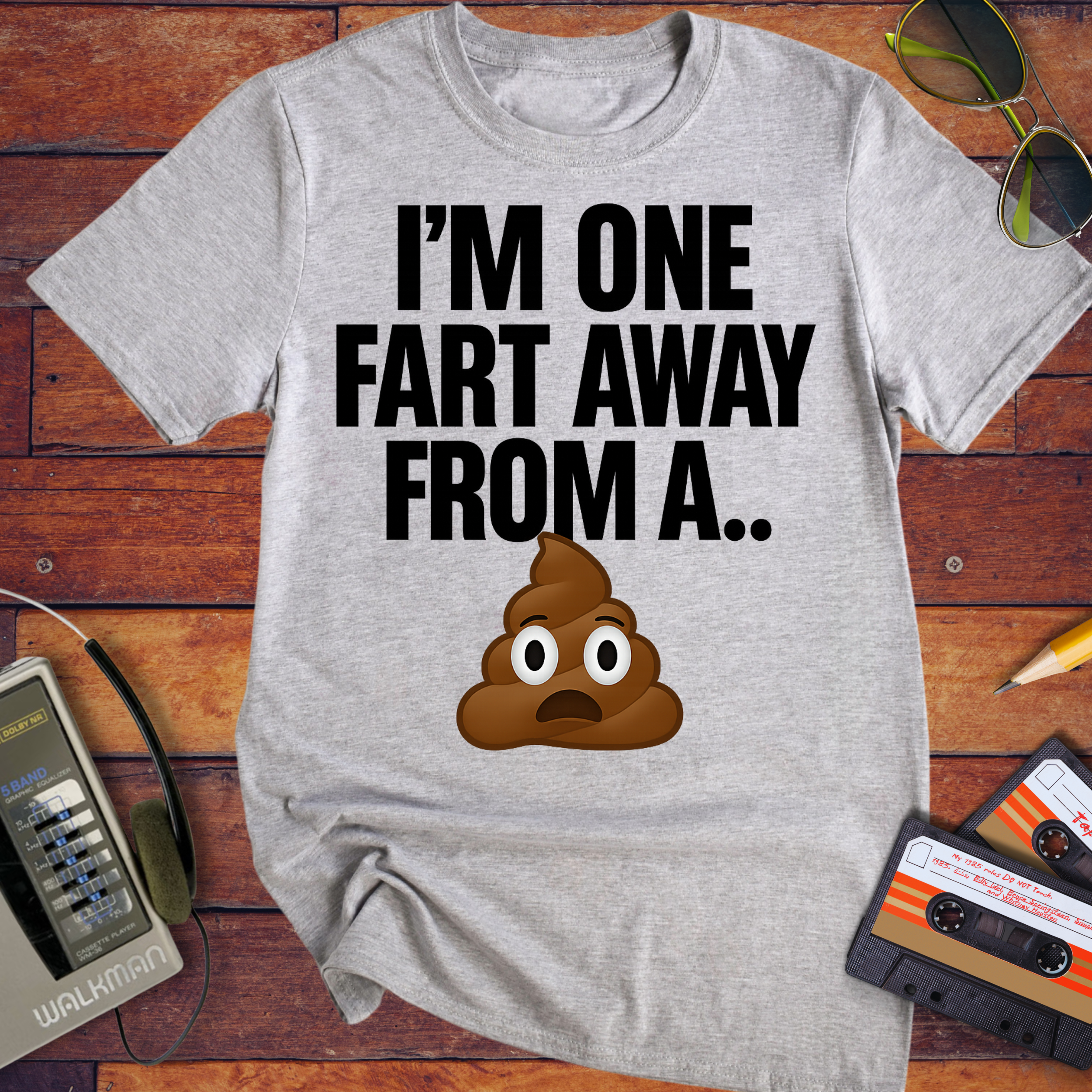 'I'm only one fart' Funny T-Shirt