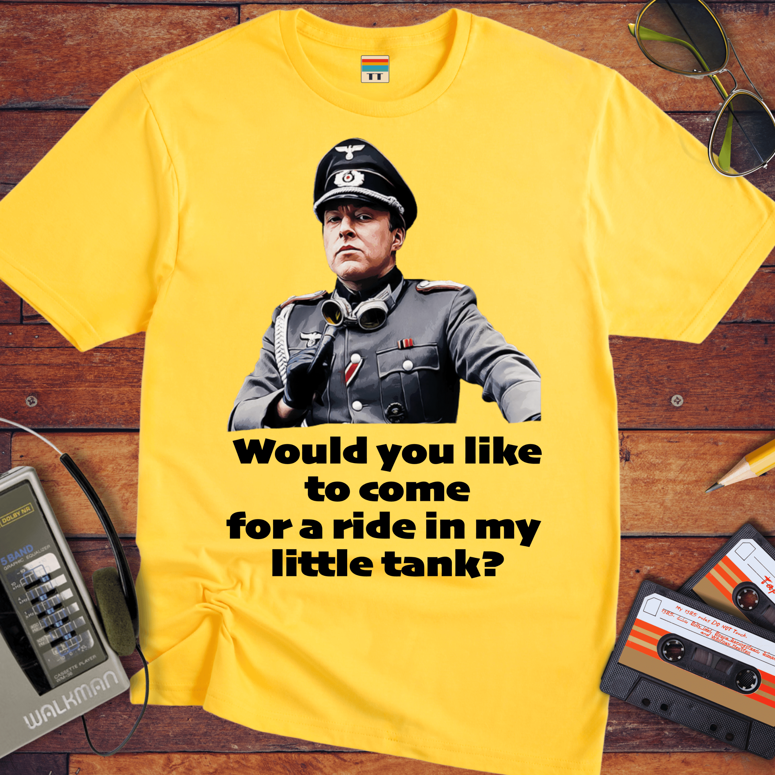 'Would you like to come for a ride' Funny T-Shirt