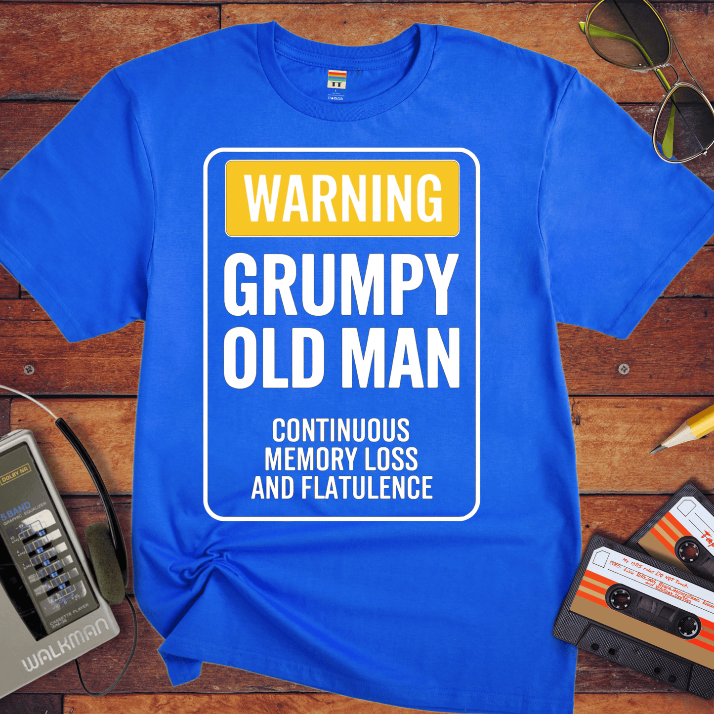 'Grumpy Old Man Continues Memory Loss' Funny T-Shirt