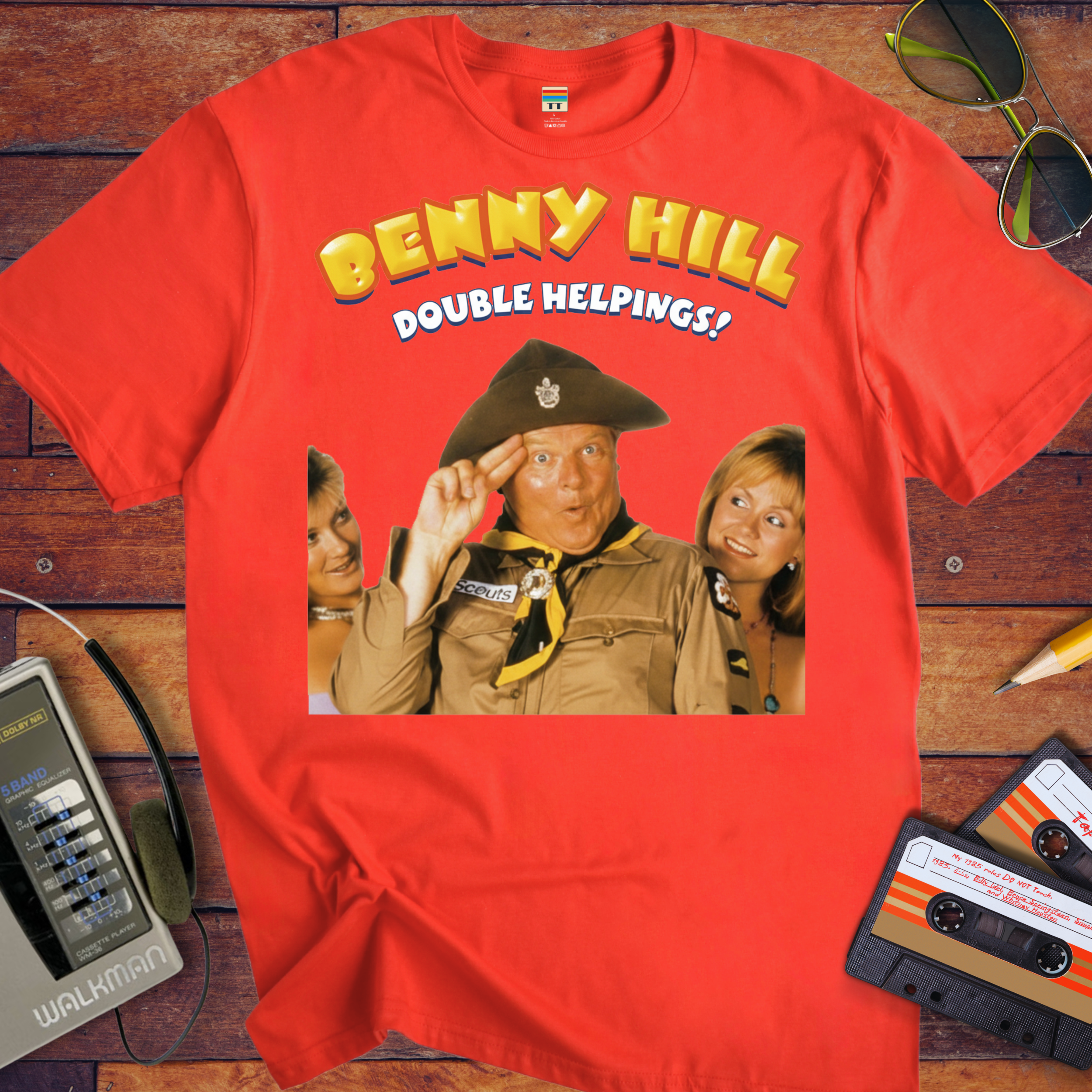 Benny Hill T-Shirt | Classic British Comedy Tee